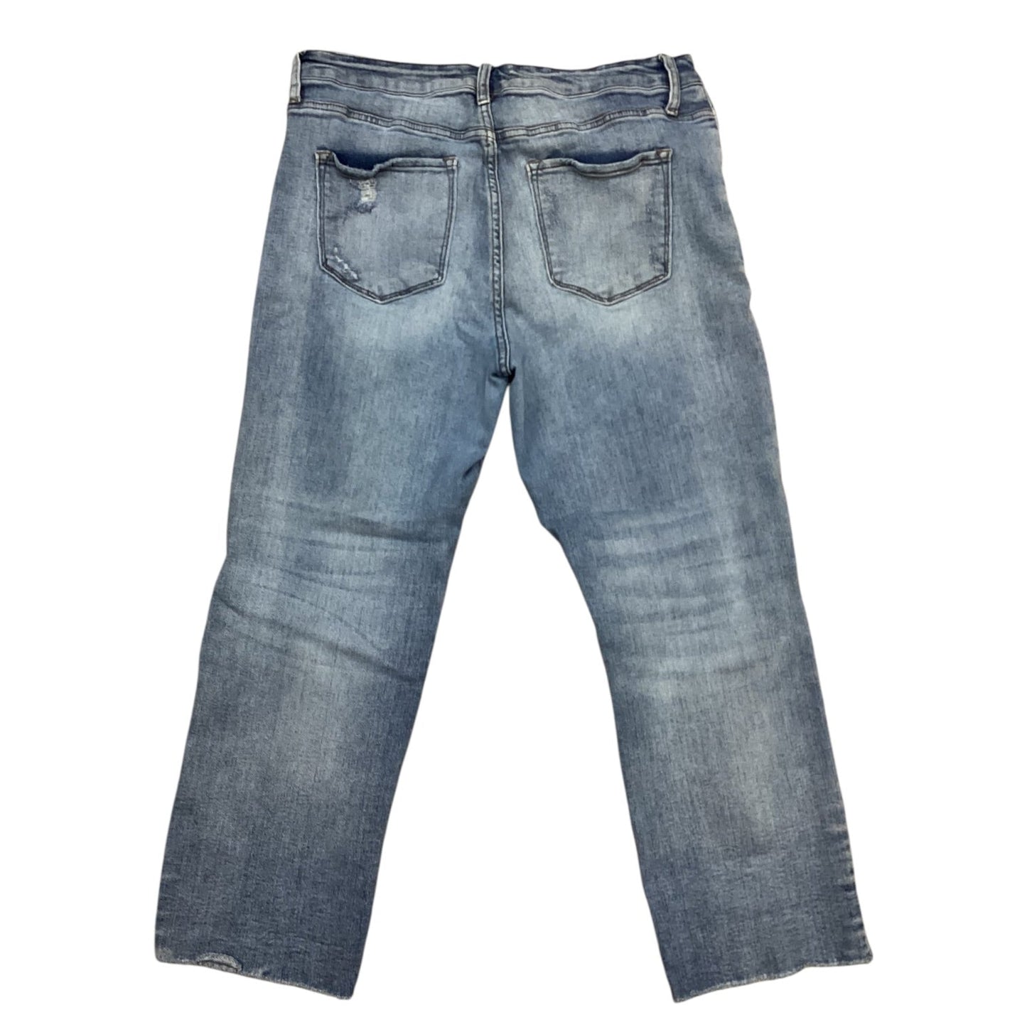 Jeans Skinny By Vervet In Blue Denim, Size:16