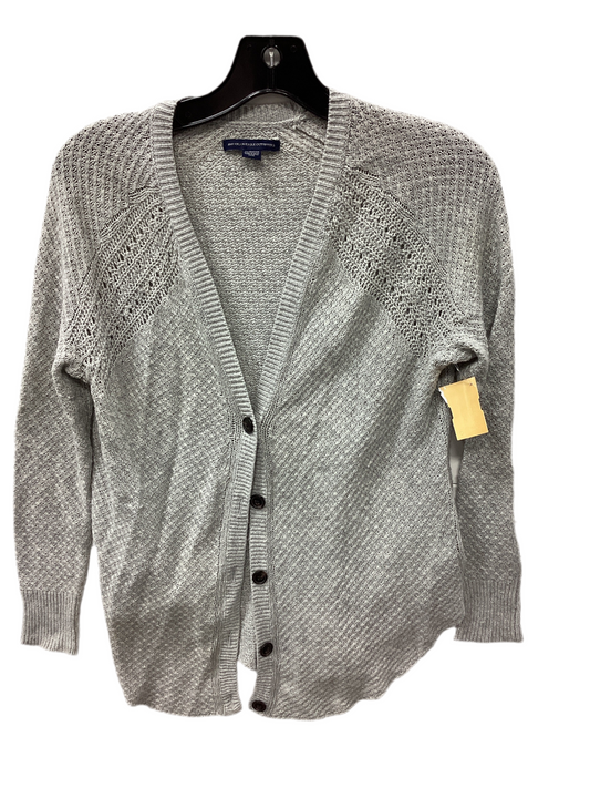 Sweater Cardigan By American Eagle In Grey, Size:Xs