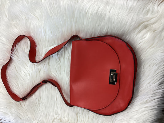 Handbag Leather By Cmb In Red, Size:Medium