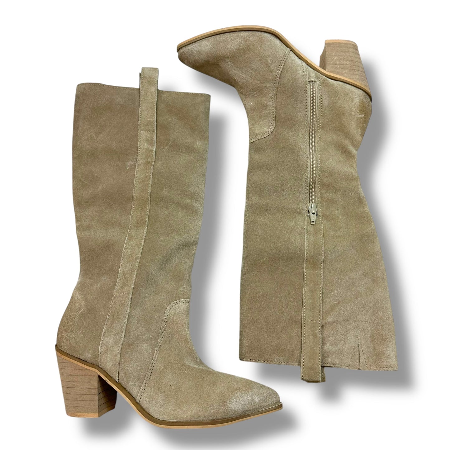 Boots Mid-calf Heels By Matisse In Tan, Size: 7