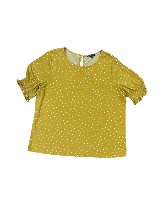 Top Ss By Adrianna Papell In Yellow, Size:L