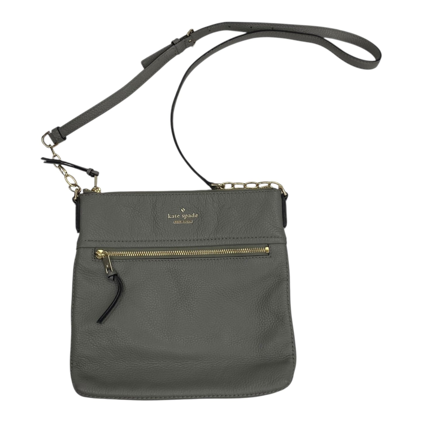 Crossbody Designer By Kate Spade In Grey, Size:Large