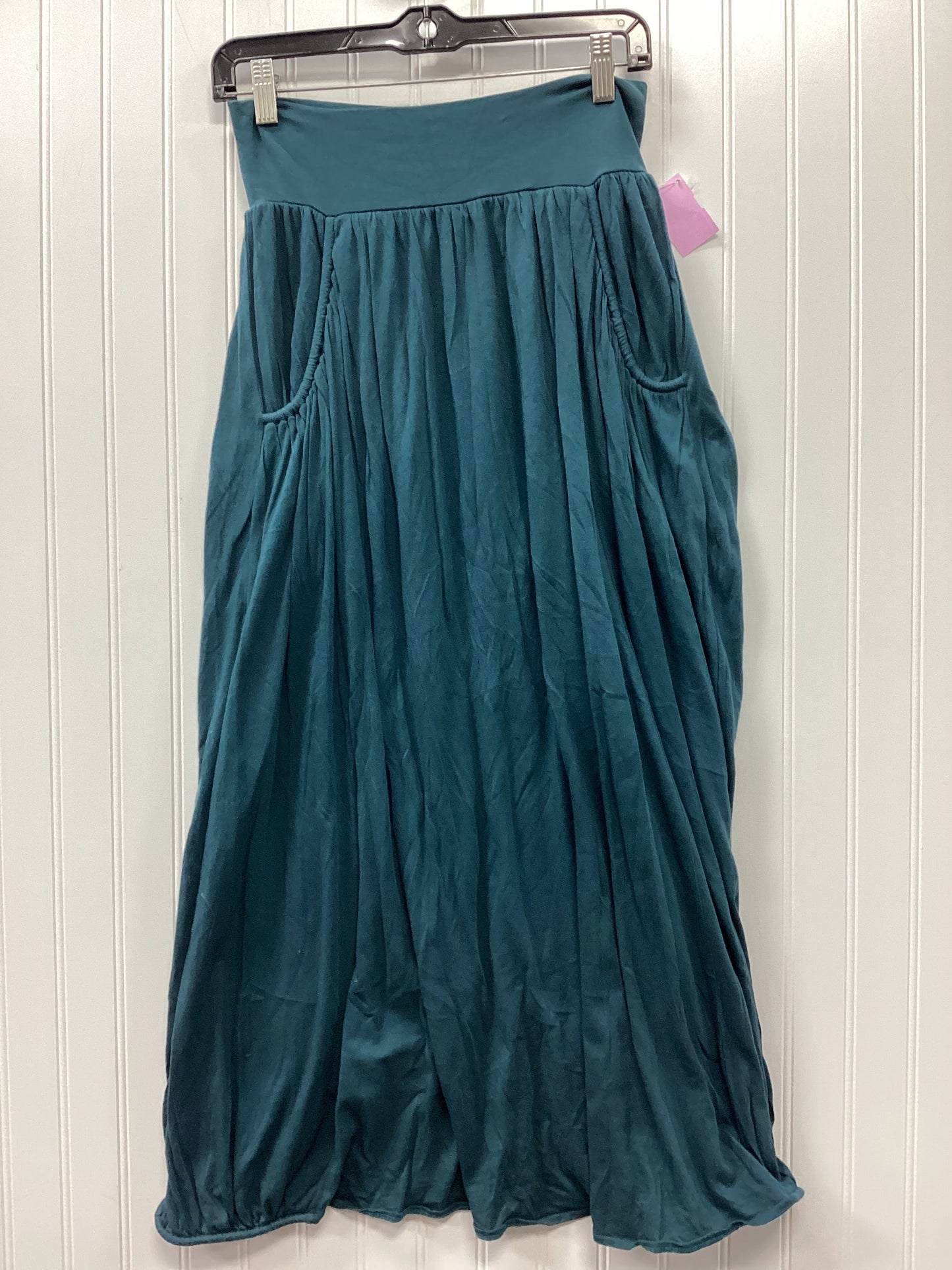Skirt Maxi By Garnet Hill In Teal, Size:Sp
