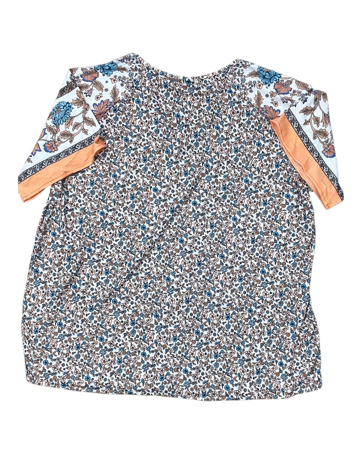 Top Ss By Clothes Mentor In Floral Print, Size:2X