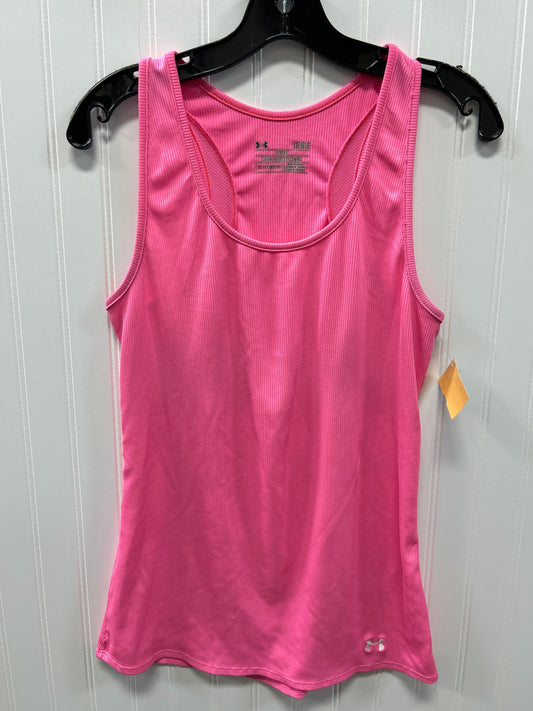 Athletic Tank Top By Under Armour In Pink, Size:L