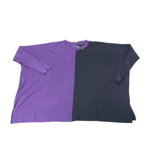Top Ls By Cmc In Black & Purple, Size:Osfm