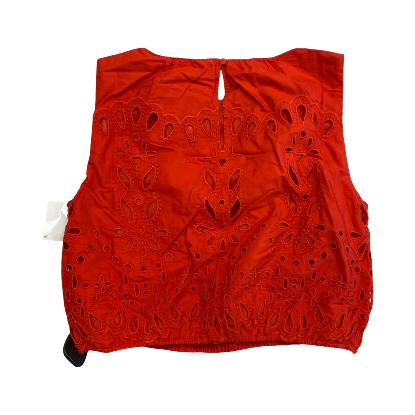 Top Sleeveless By Madewell In Red, Size:S