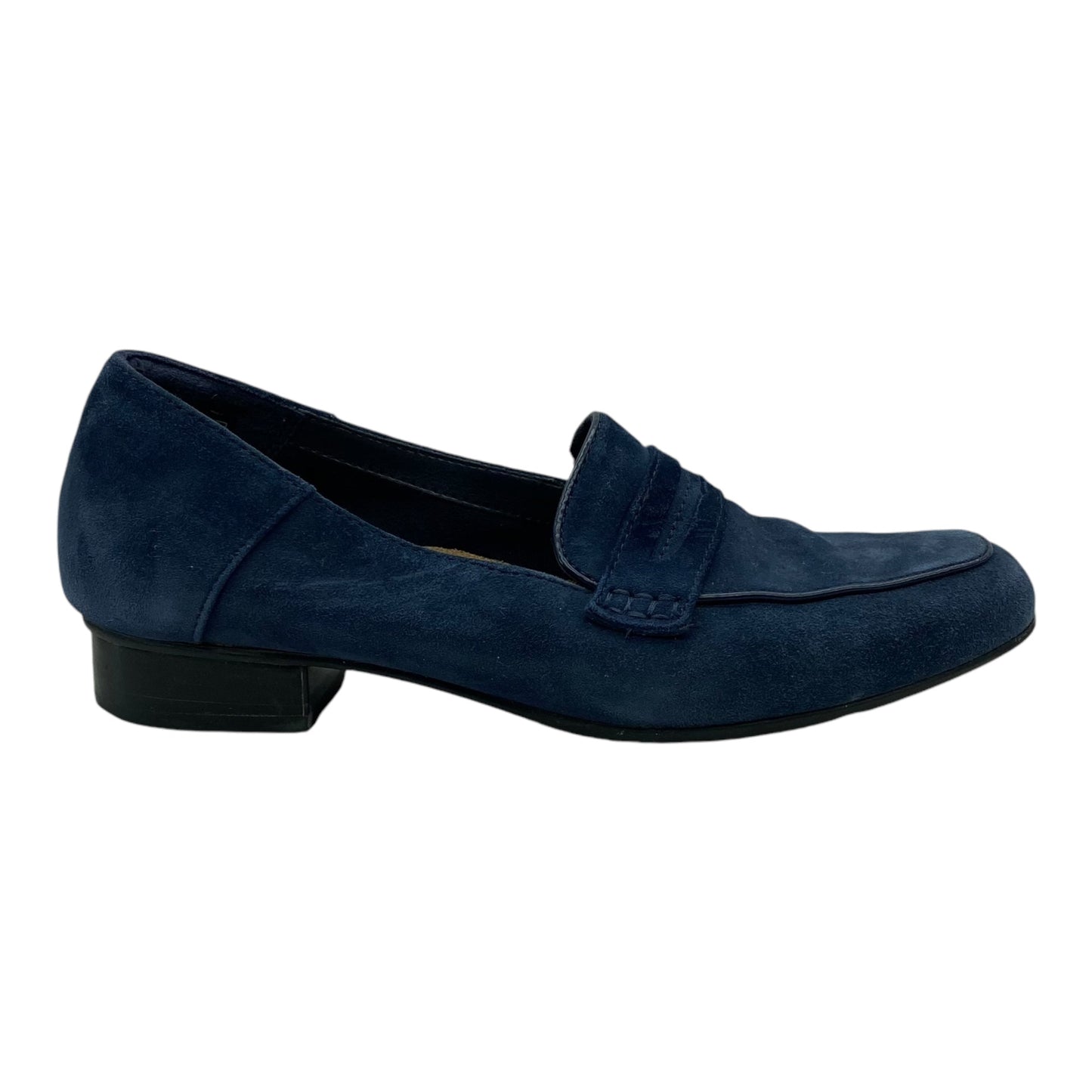 Shoes Flats By Clarks In Blue, Size:7