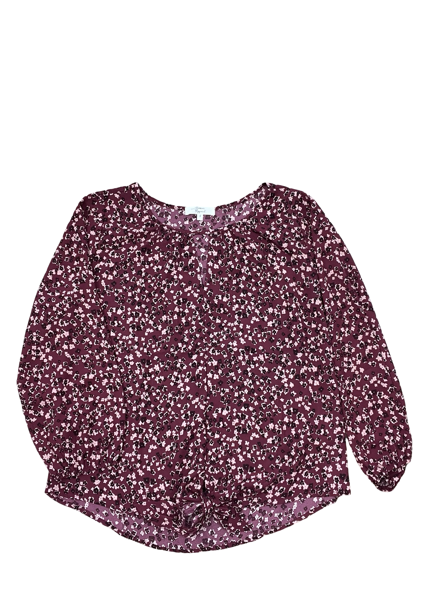 Top Ls By Clothes Mentor In Maroon, Size:M