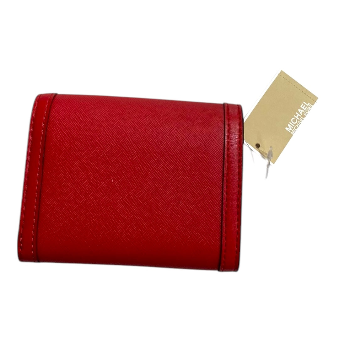 Wallet Designer By Michael Kors In Red, Size:Small