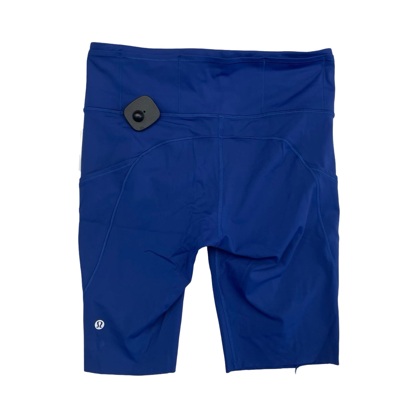 Athletic Shorts By Lululemon In Blue, Size:8