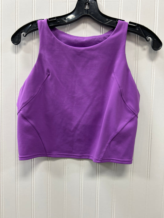 Athletic Tank Top By Lululemon In Purple, Size:10