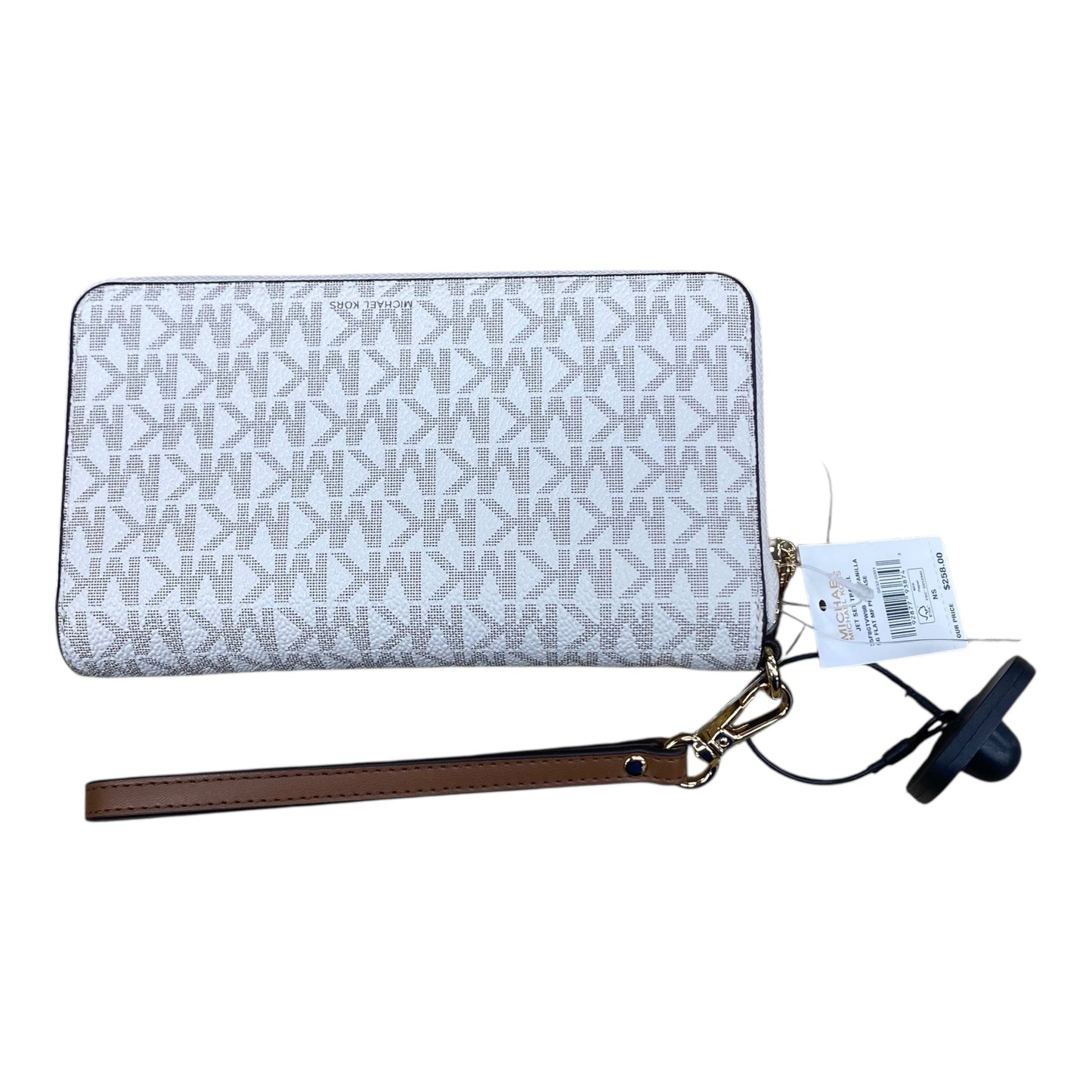 Wallet Designer By Michael Kors In White, Size:Medium