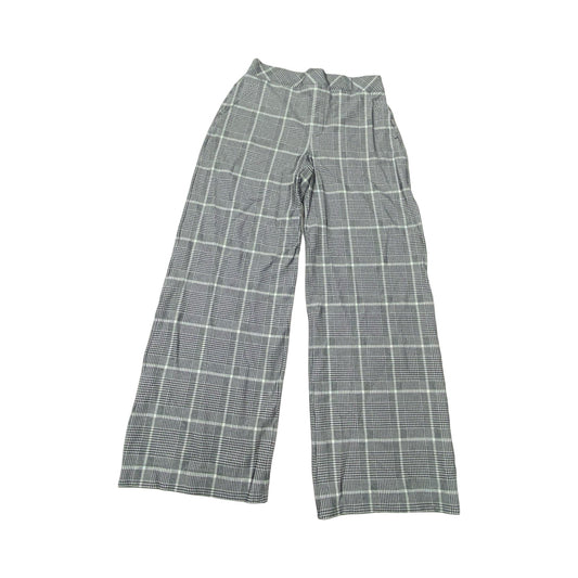 Pants Wide Leg By Spanx In Black & White, Size:M