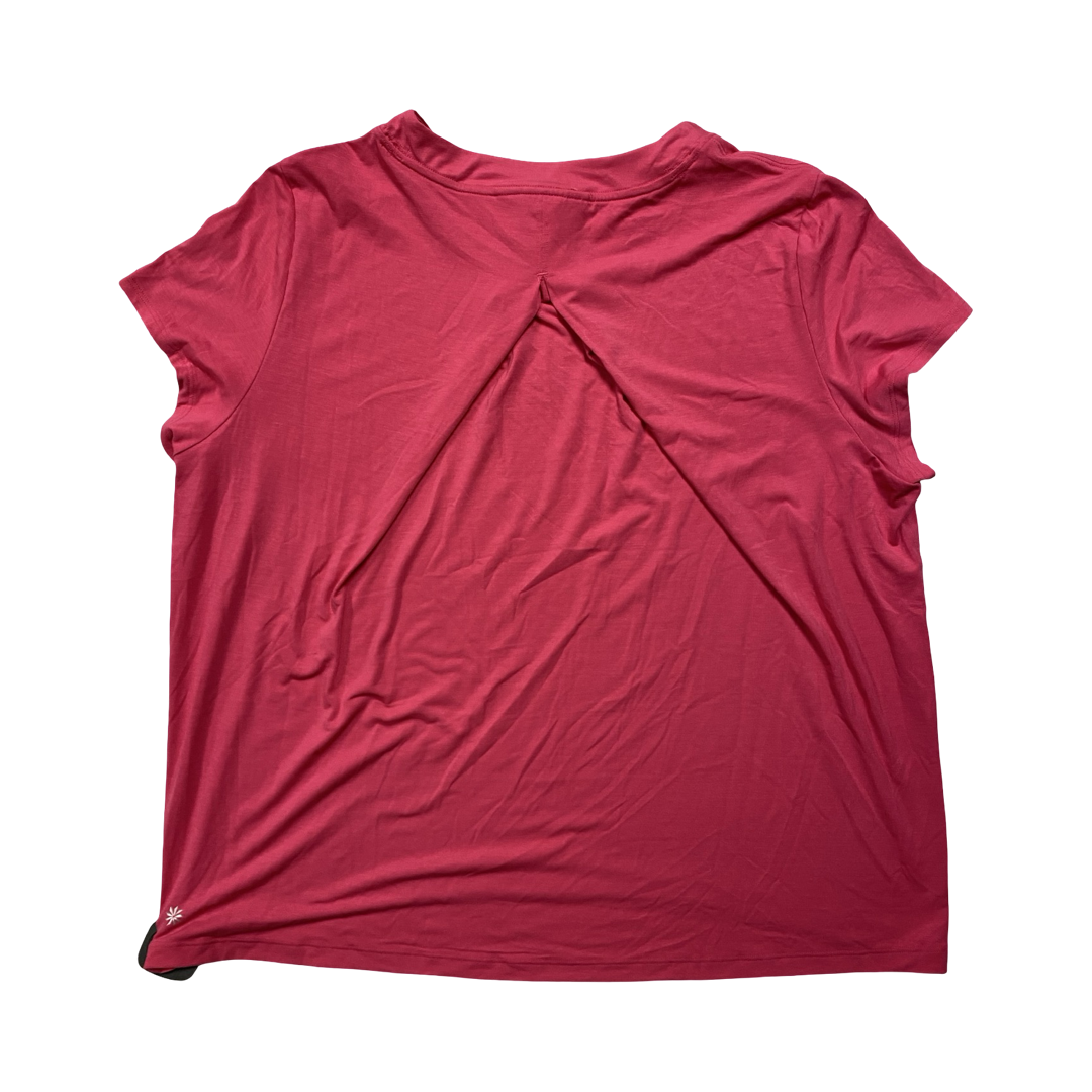 Athletic Top Ss By Athleta In Pink, Size:M