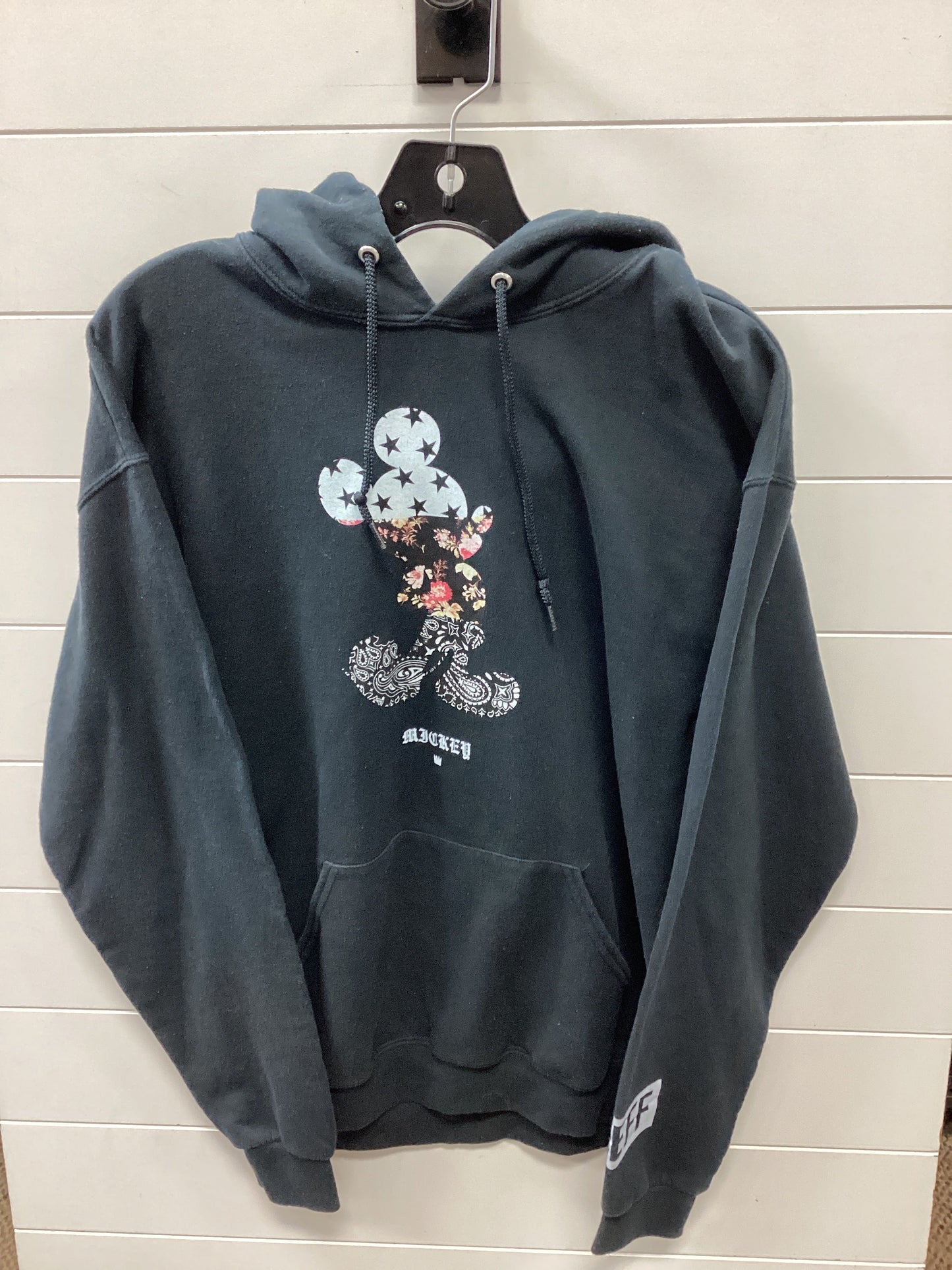 Sweatshirt Hoodie By Discreet Wear In Black, Size:L