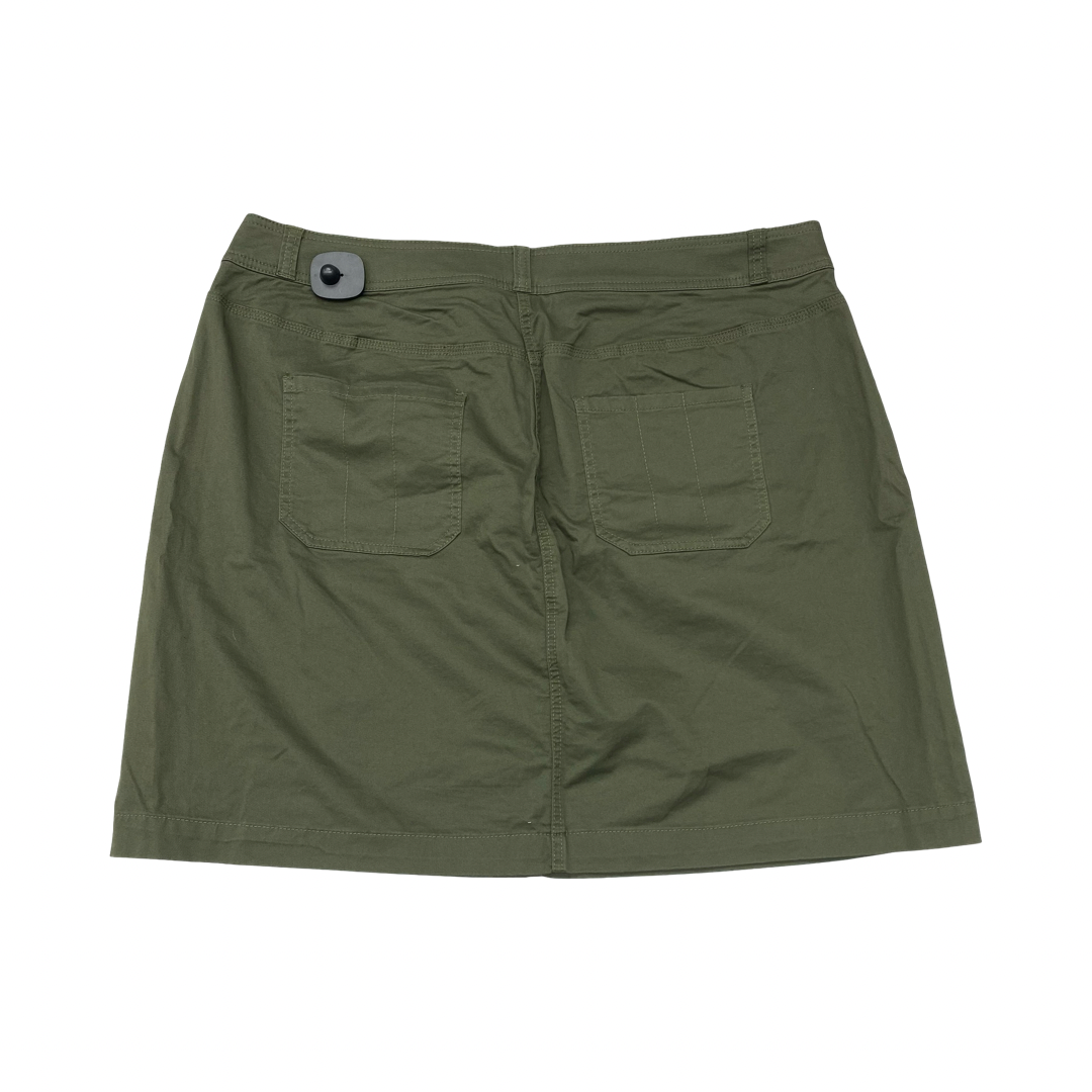 Skirt Mini & Short By Cj Banks In Green, Size:20
