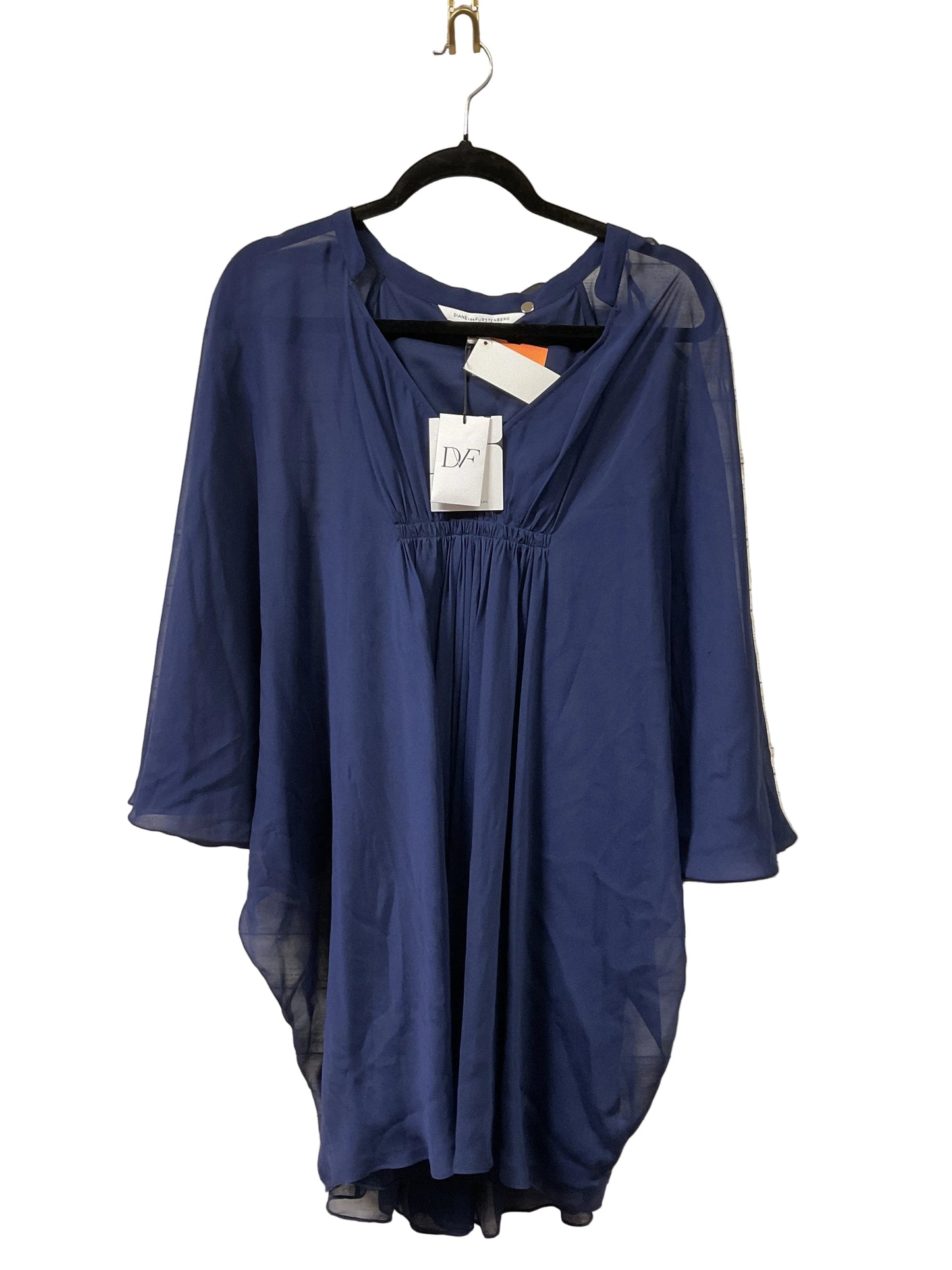 Dress Designer By Diane Von Furstenberg In Navy, Size:Xs