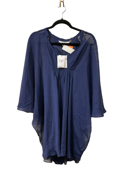 Dress Designer By Diane Von Furstenberg In Navy, Size:Xs