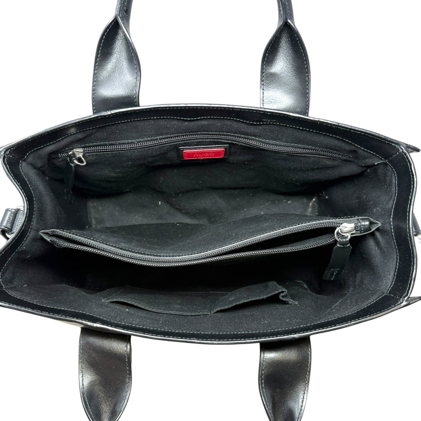 Valentine Leather Shopper Bag By Hugo Boss, Size: Medium