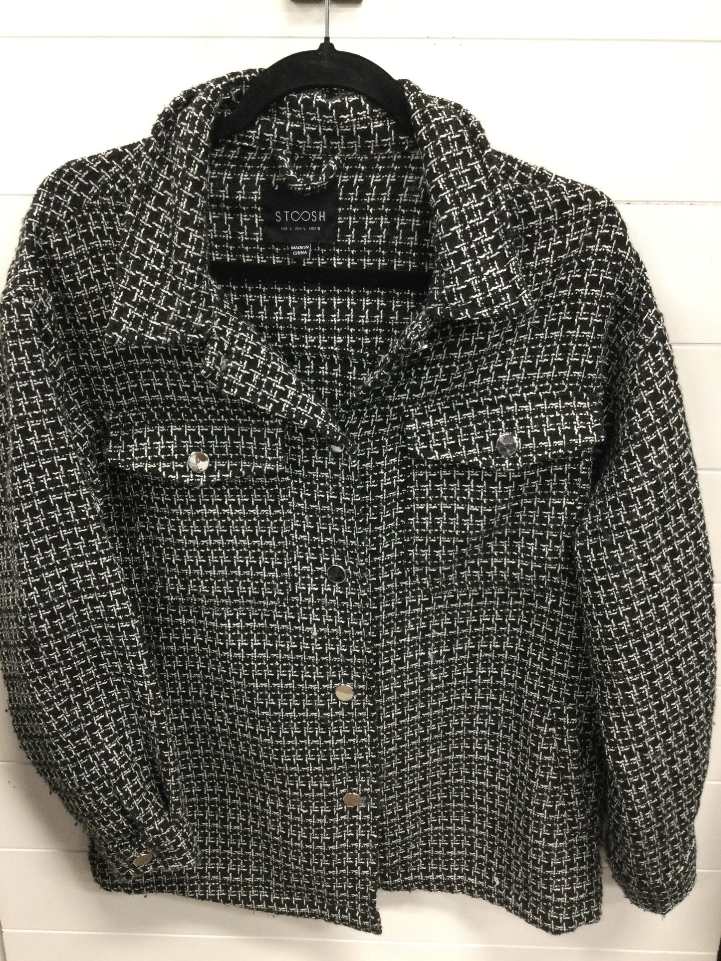 Jacket Fleece By Stoosh In Black, Size:L