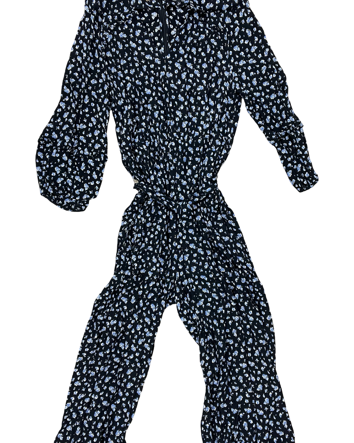 Jumpsuit By Madewell In Black & Blue, Size:L
