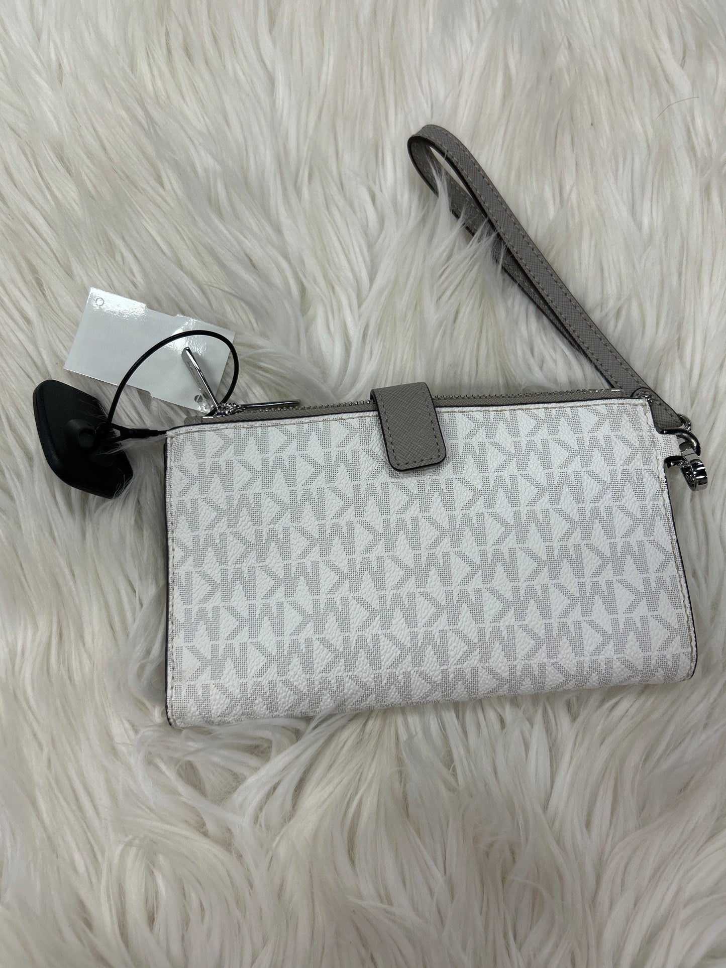 Wallet Designer By Michael Kors In White, Size:Large