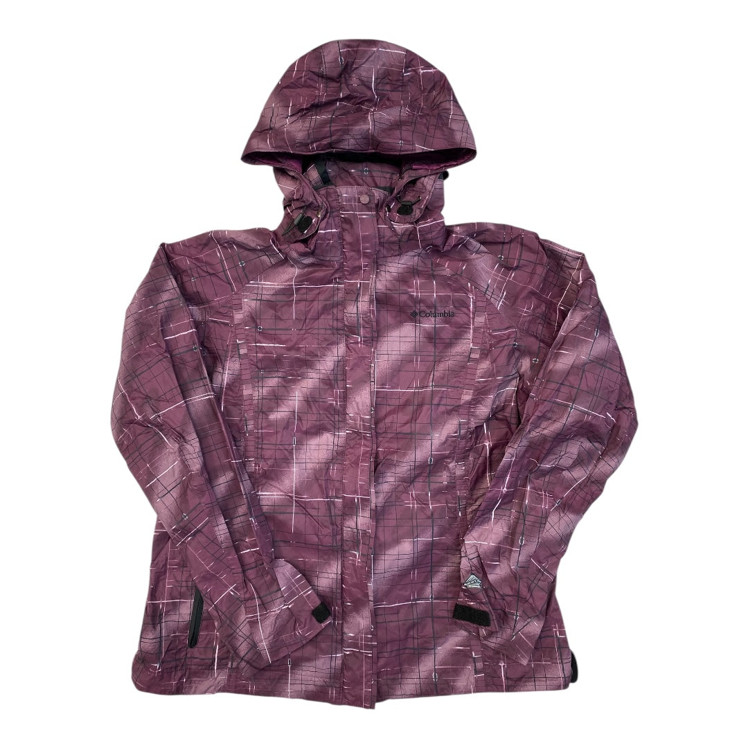 Jacket Windbreaker By Columbia In Purple, Size:Xl