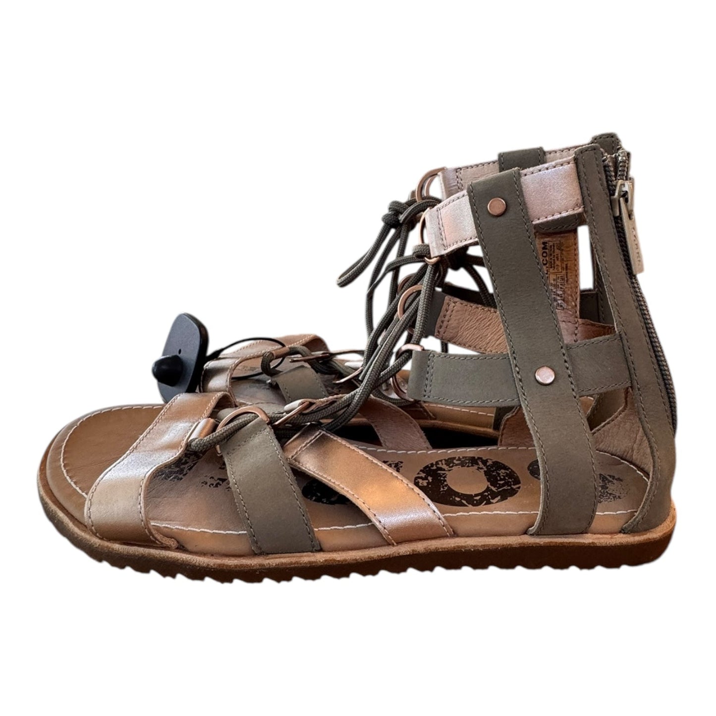 Sandals Designer By Sorel In Green, Size:8.5