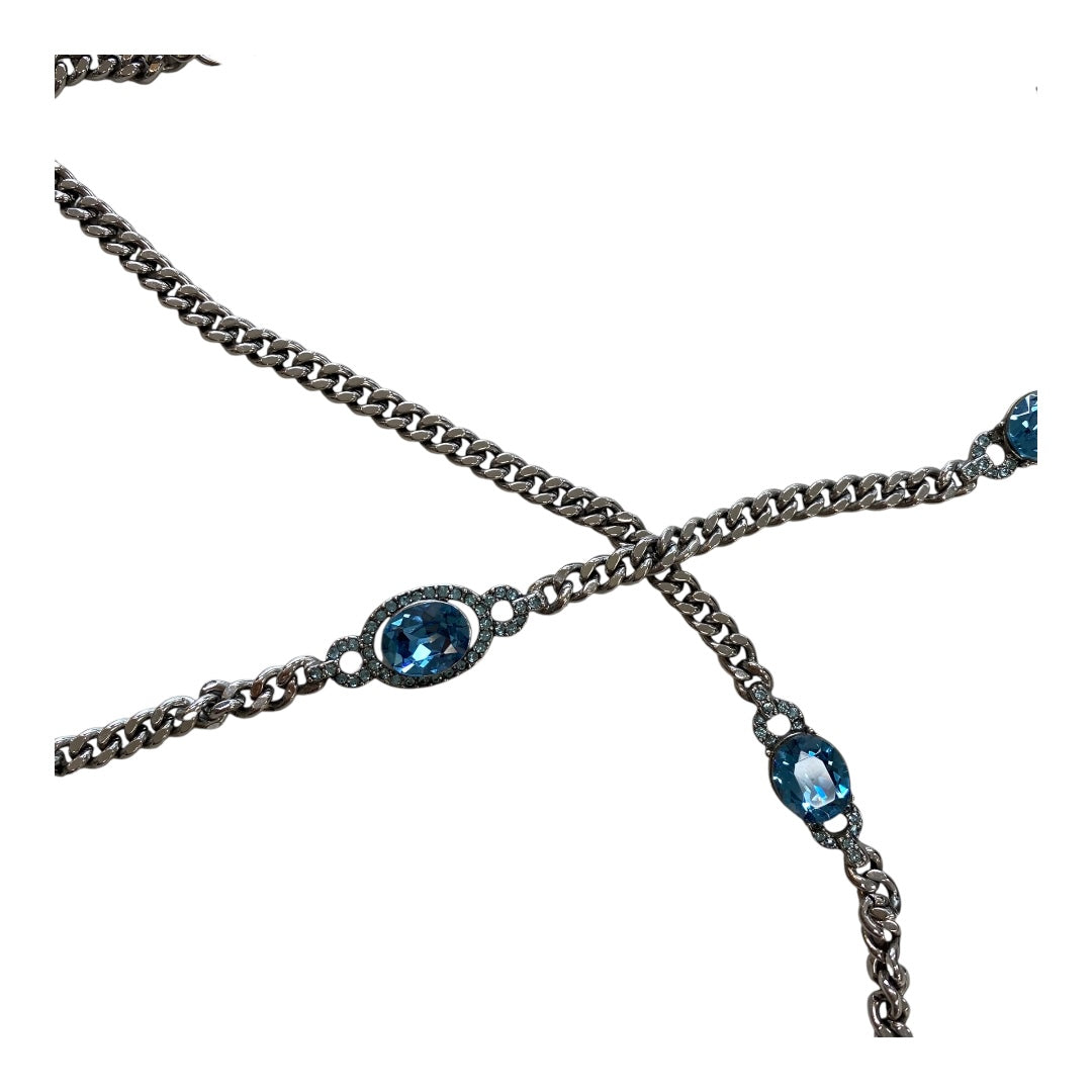 NECKLACE LUXURY DESIGNER by GIVENCHY In BLUE