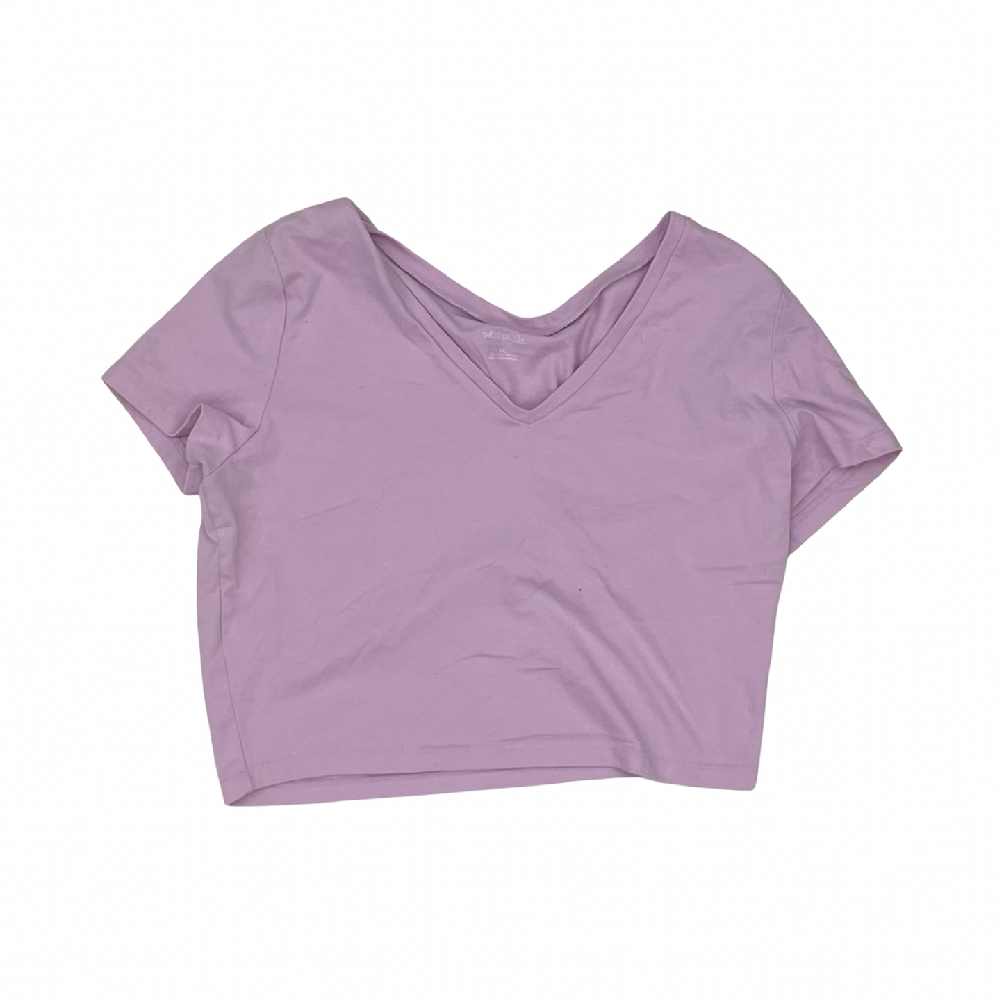 Top Ss Basic By Wild Fable In Purple, Size:Xxl