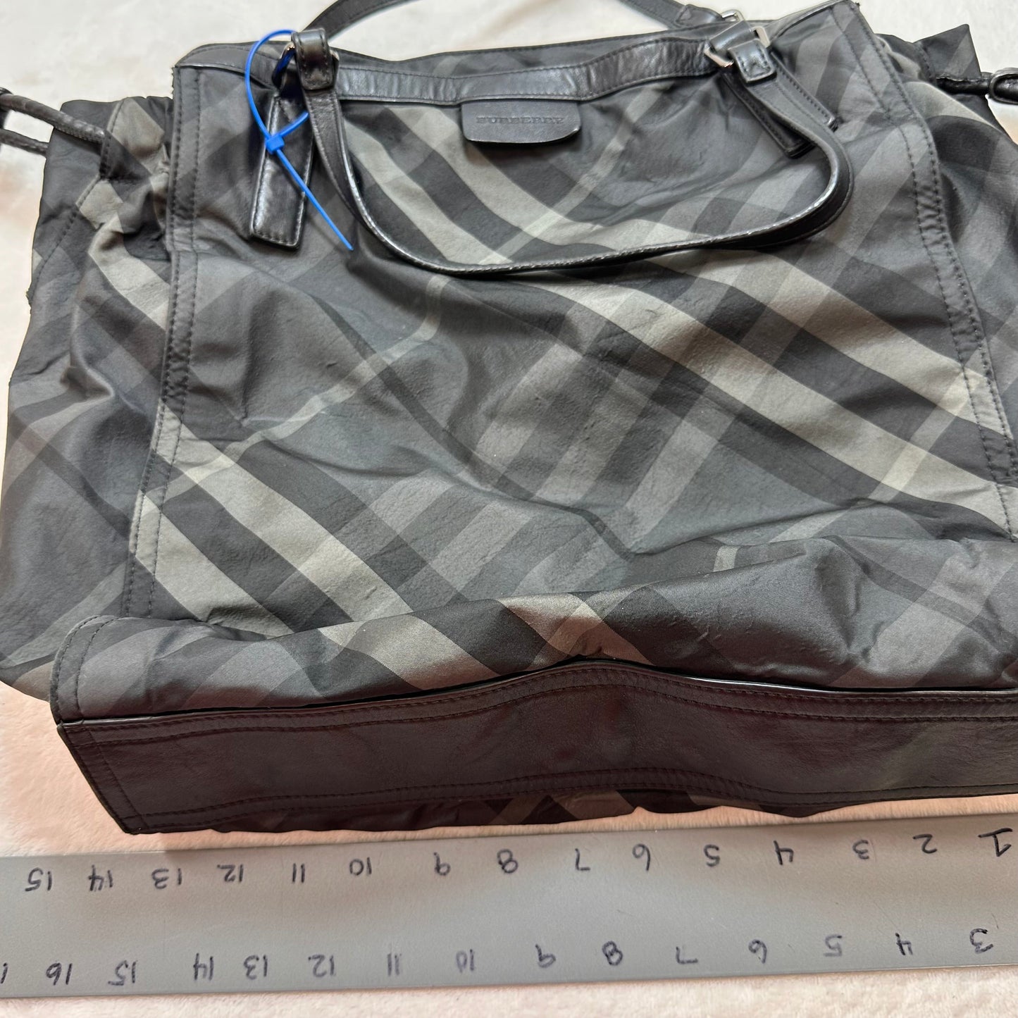 Tote Luxury Designer By Burberry, Size: Medium