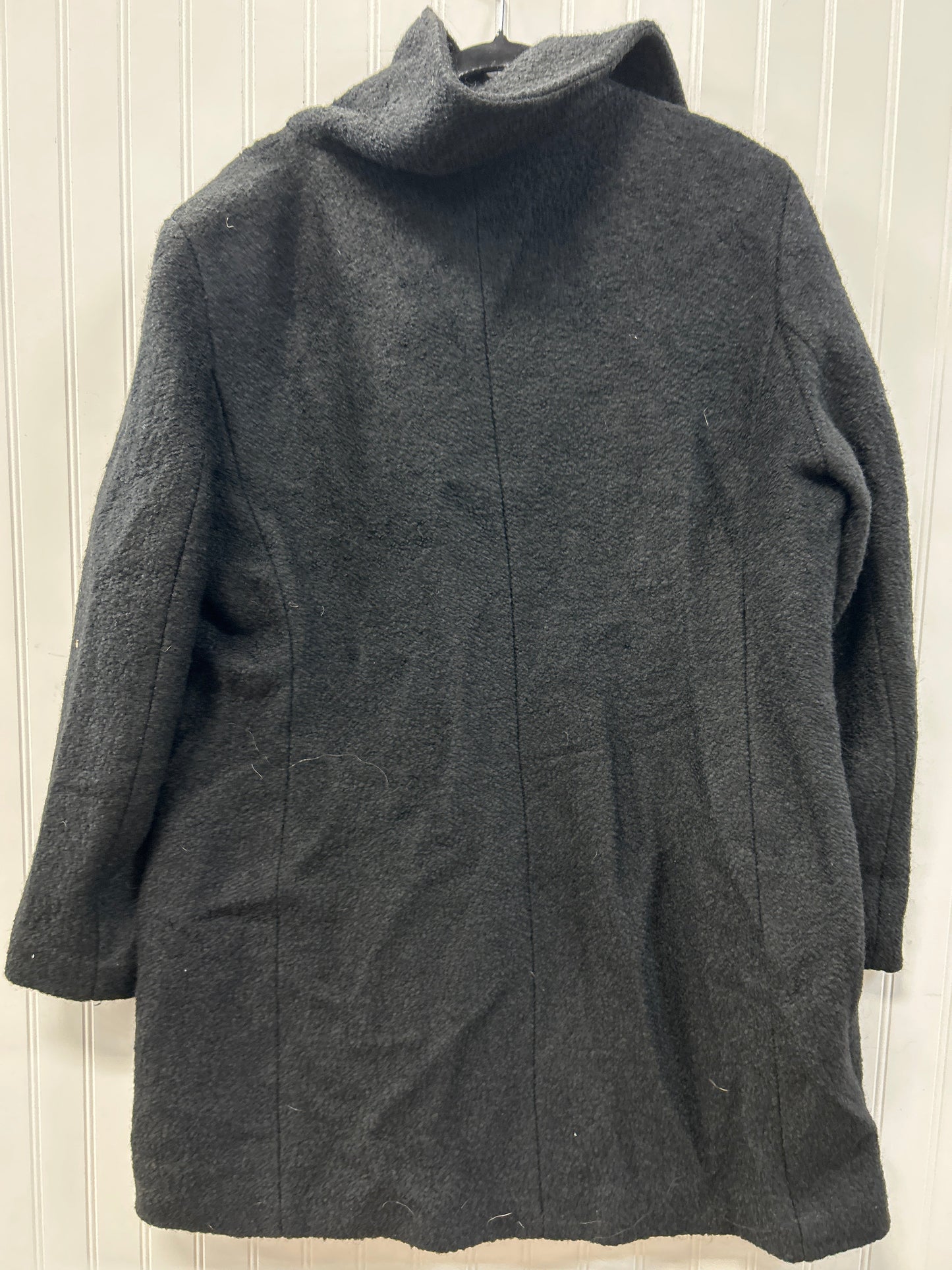 Coat Peacoat By Nine West In Black, Size:Xl