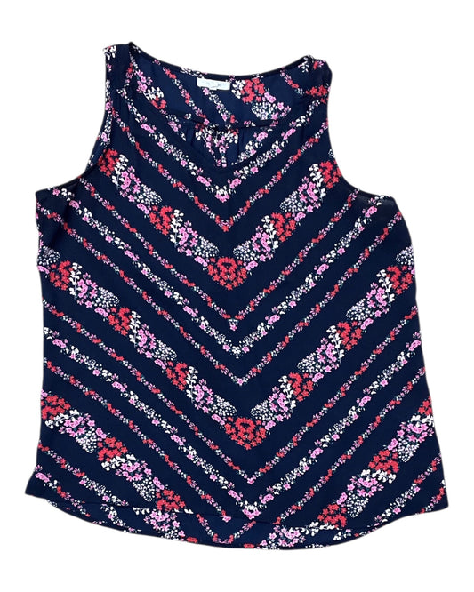Top Sleeveless By Maurices In Navy, Size:L