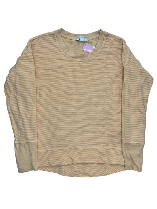 Sweatshirt Crewneck By Athleta In Orange, Size:L