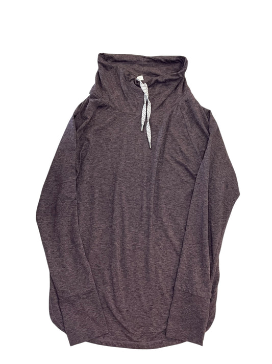 Athletic Top Ls Collar By Members Mark In Purple, Size:M