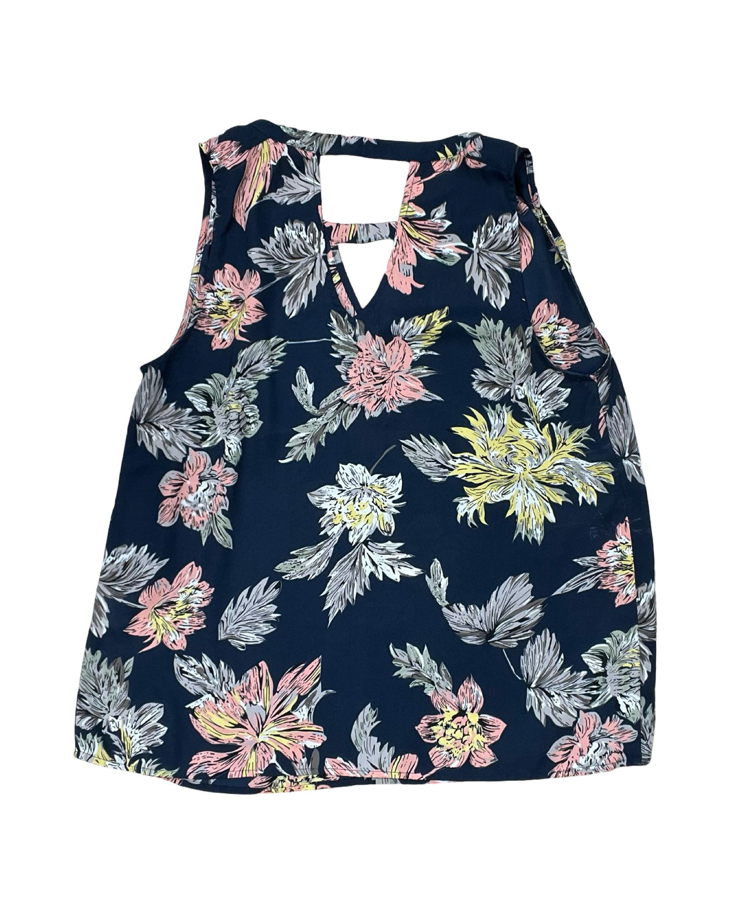 Top Sleeveless By Collective Concepts In Blue, Size:L