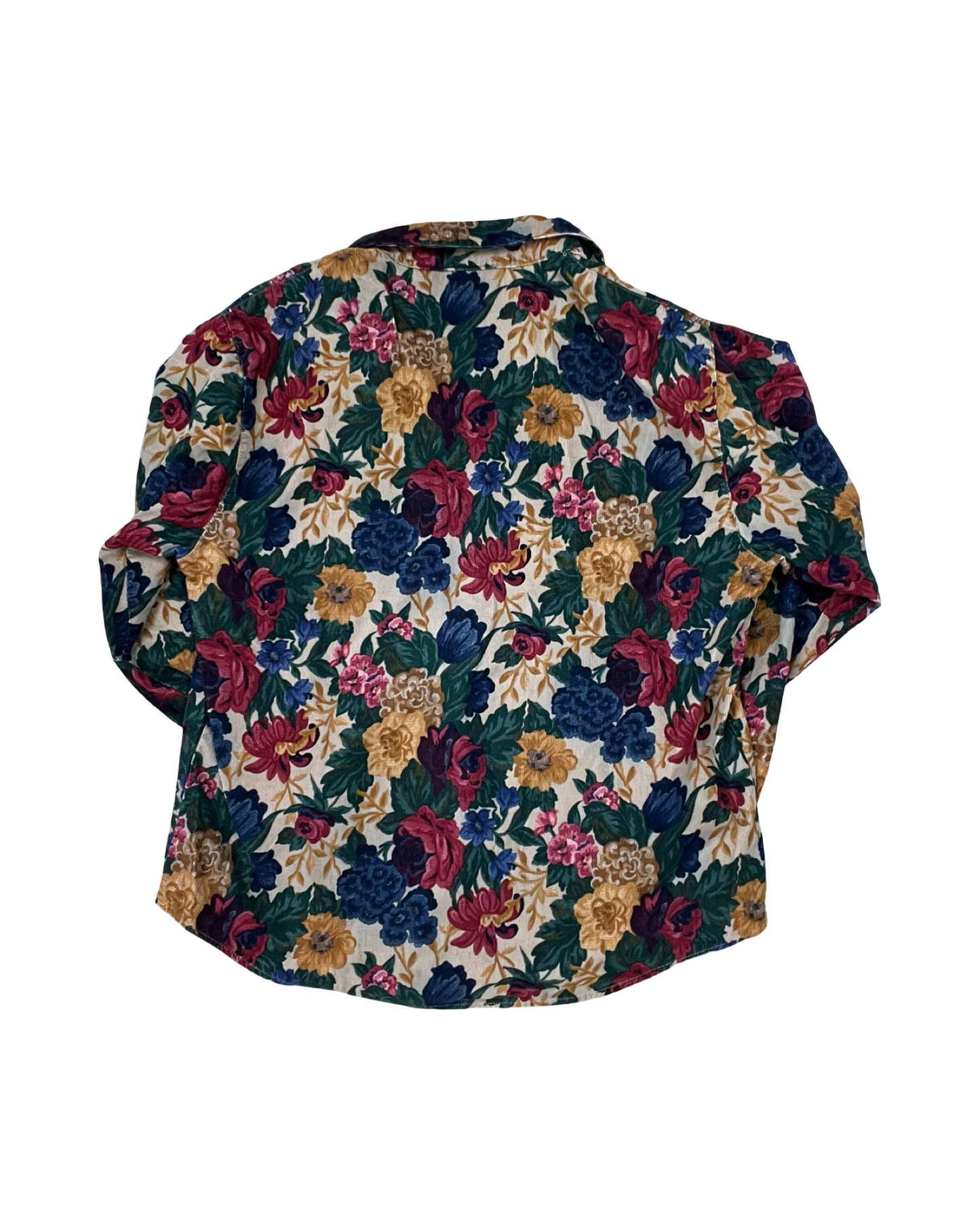 Blouse Ls By Talbots In Floral Print, Size:Sp
