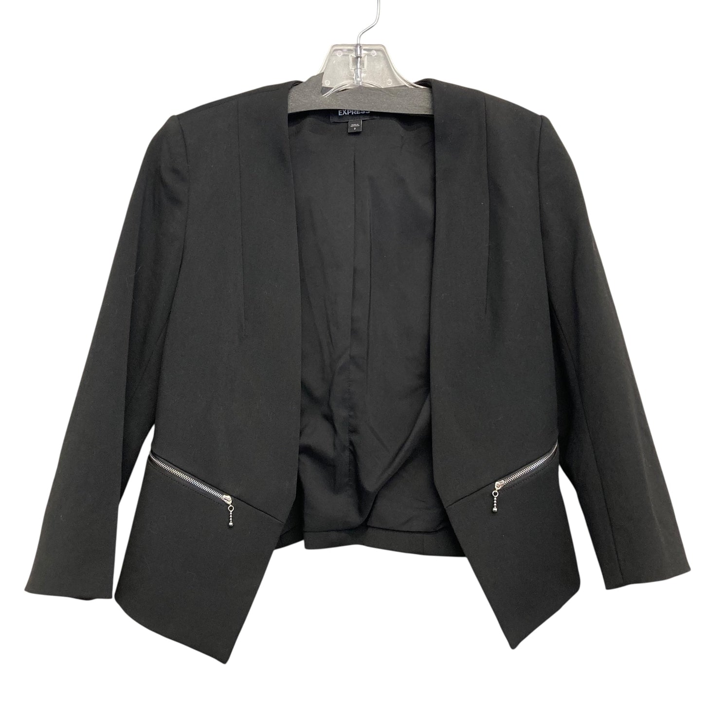 Blazer By Express In Black, Size:Xs