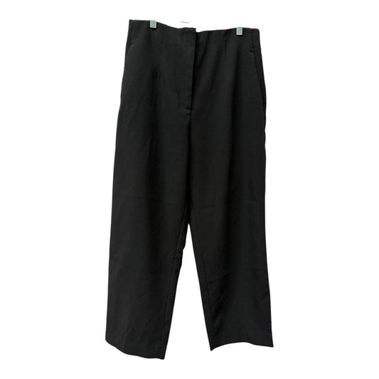 Pants Wide Leg By H&M In Black, Size:10