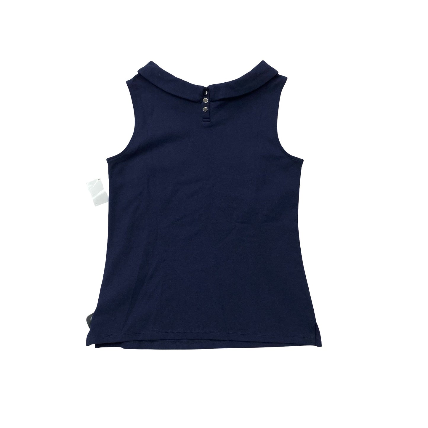 Top Sleeveless By Talbots In Navy, Size:Sp