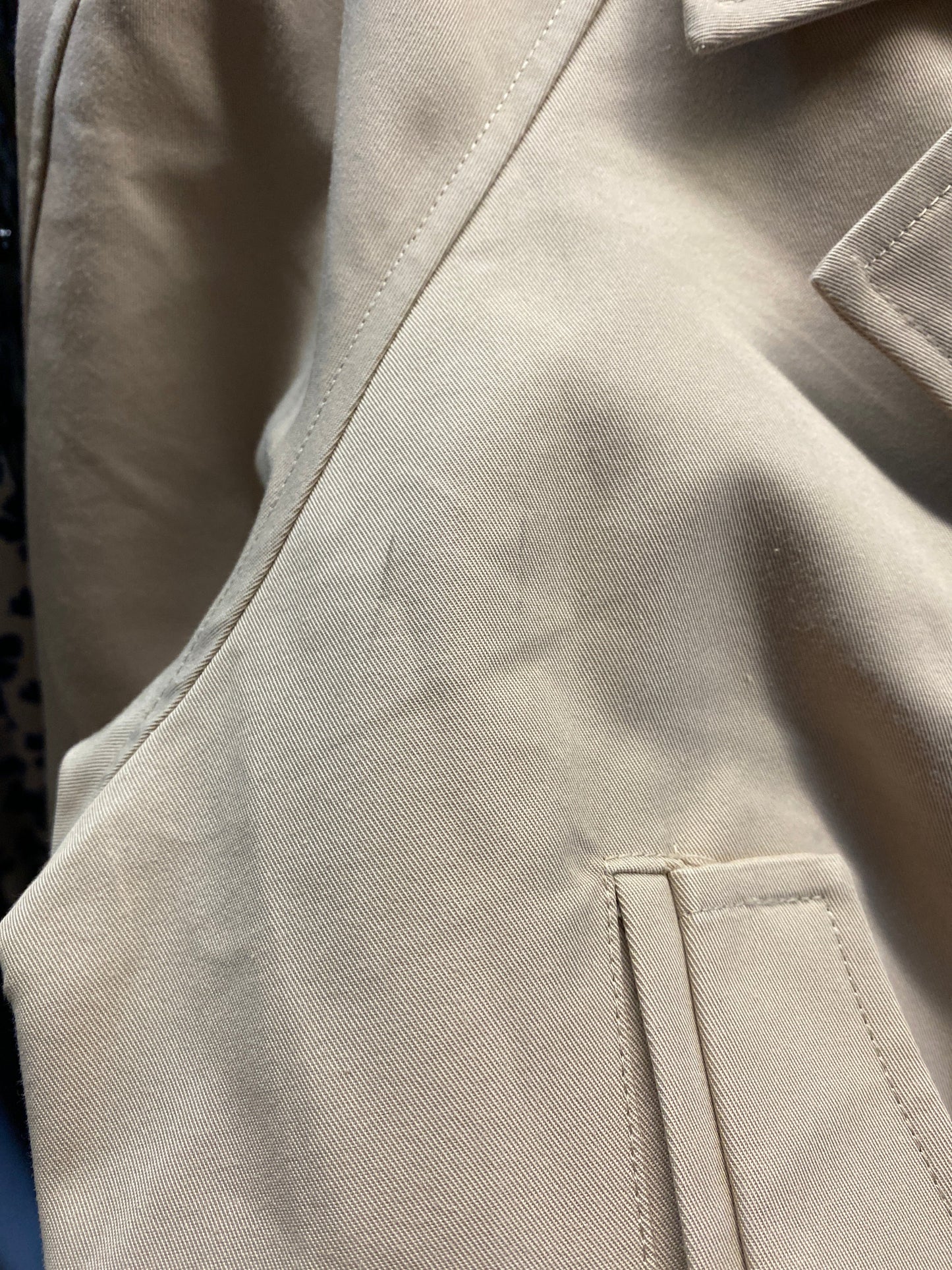 Coat Trench Coat By Zara In Tan, Size: S