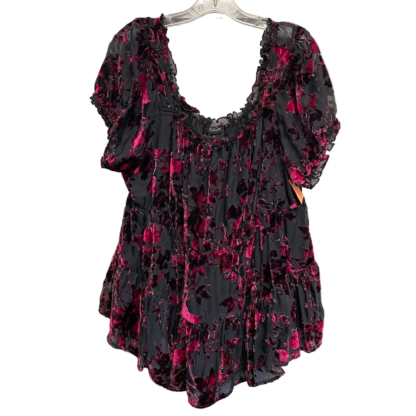Top Ss By Torrid In Black & Pink, Size:2X