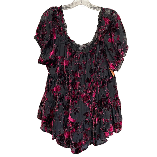 Top Ss By Torrid In Black & Pink, Size:2X