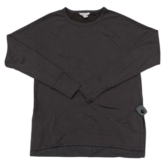 Athletic Top Ls Crewneck By Athleta In Brown, Size:S