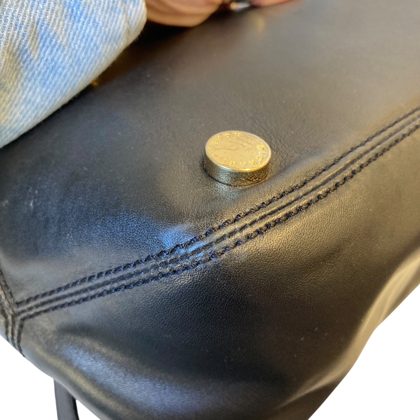 Handbag Designer By Michael Kors In Black, Size:Medium