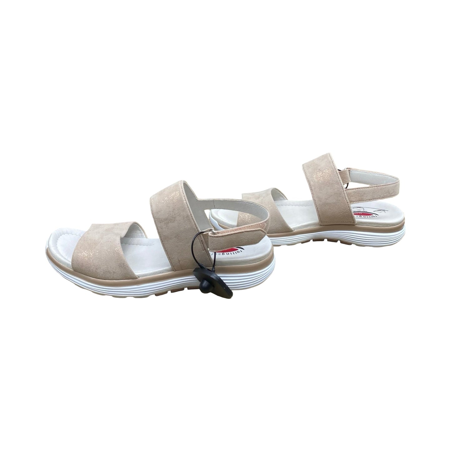 Sandals Flats By Cmc In Pink, Size:10.5