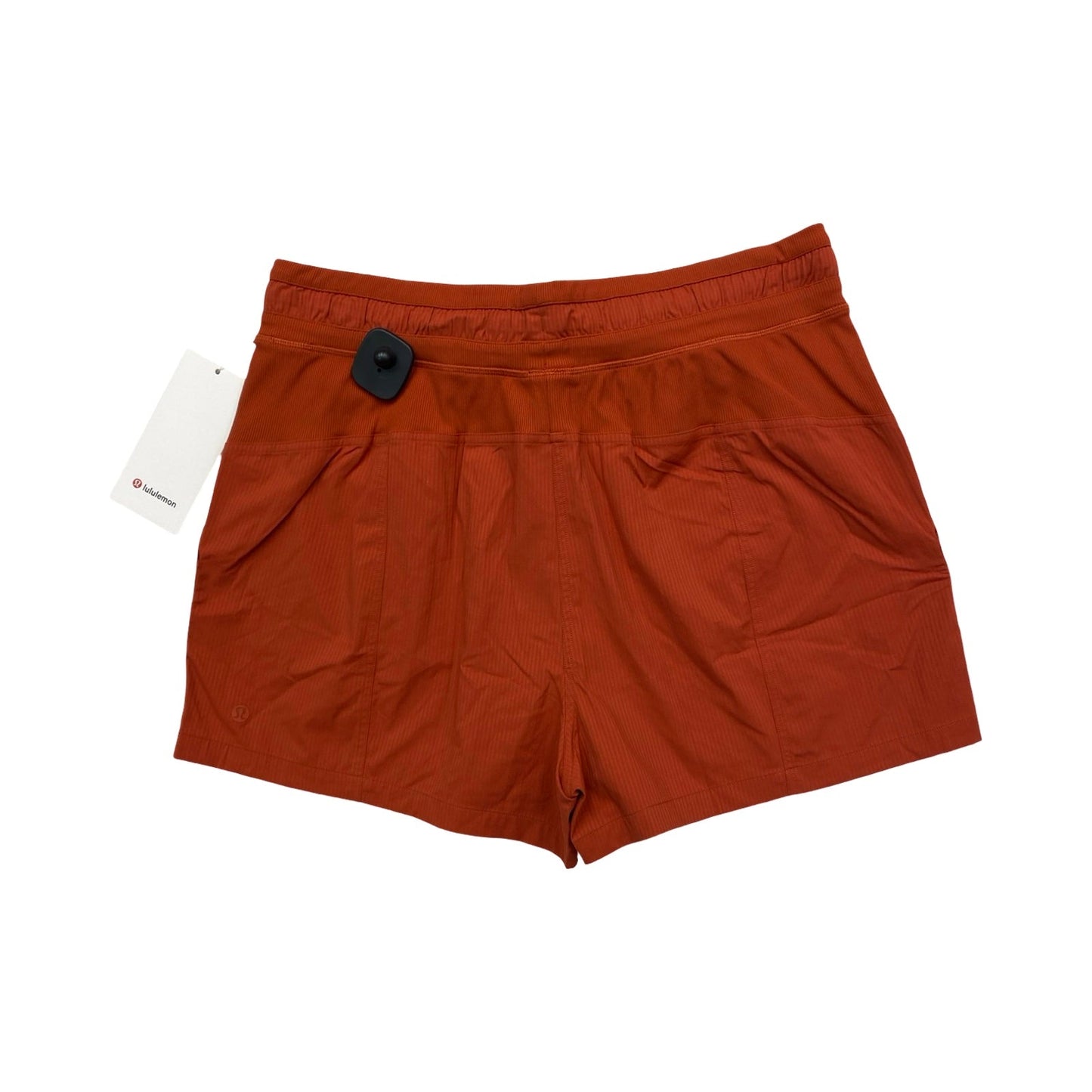 Athletic Shorts By Lululemon In Orange, Size:12