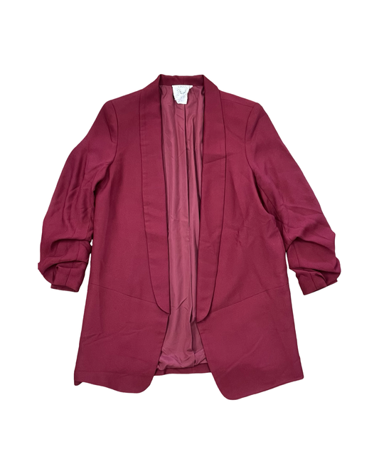 Blazer By Fantastic Fawn In Maroon, Size:S