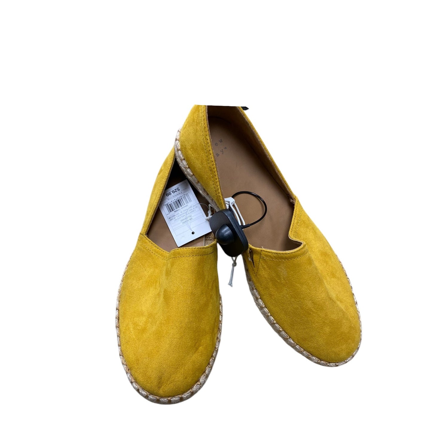 Shoes Flats By A New Day In Yellow, Size:7.5